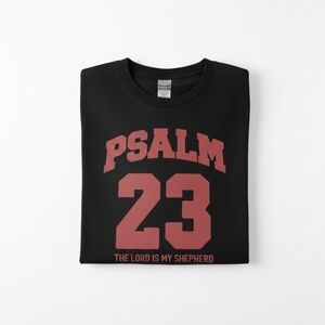 Black Psalm 23 Graphic T-Shirt